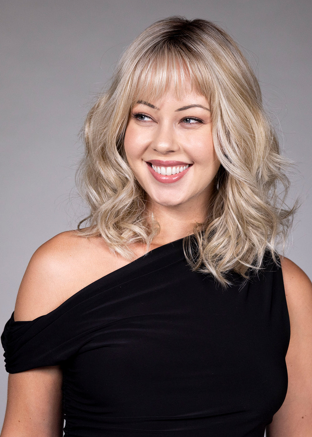 Simone by Belle Tress | HF Synthetic Lace Front Wig | Hand Tied Mono Top