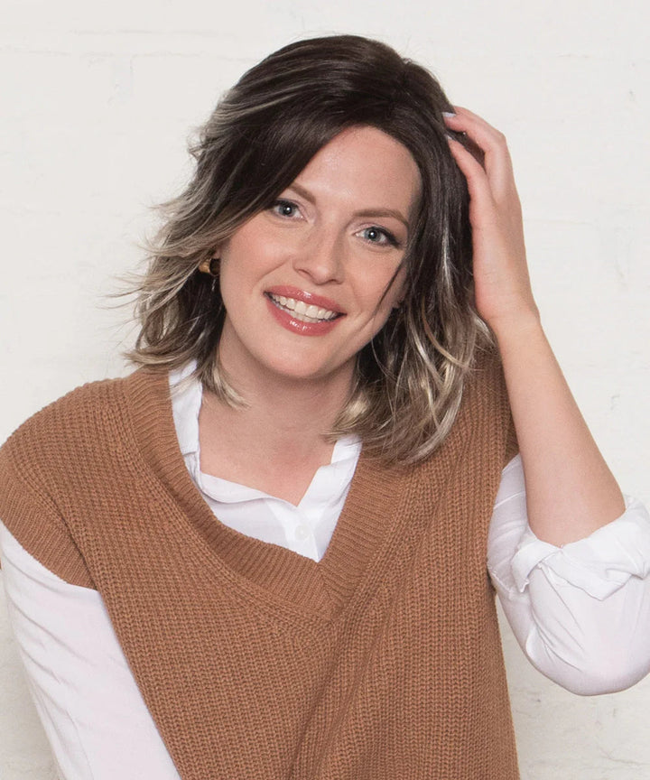 Mellow by Estetica Designs | Shaggy Layered Lob Lace Front Wig