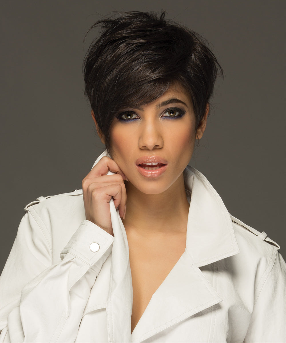 Jett by Estetica Designs | Asymmetrical Pixie Lace Front Wig