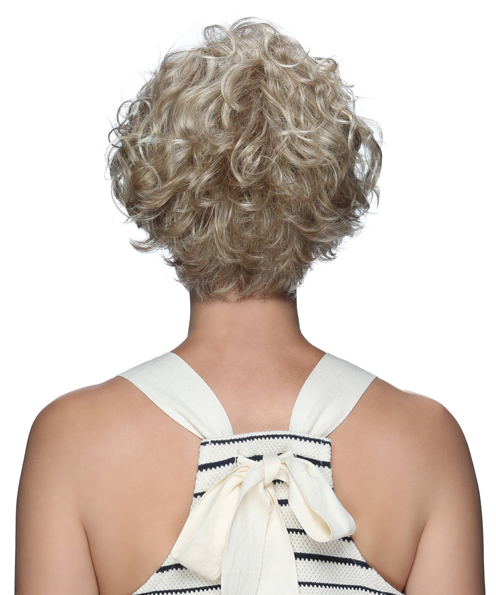 Meg by Estetica Designs | Curly Bob Synthetic Lace Front Wig