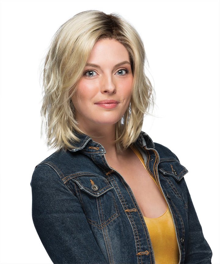 Mellow by Estetica Designs | Shaggy Layered Lob Lace Front Wig