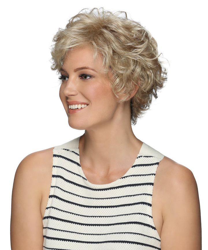 Meg by Estetica Designs | Curly Bob Synthetic Lace Front Wig