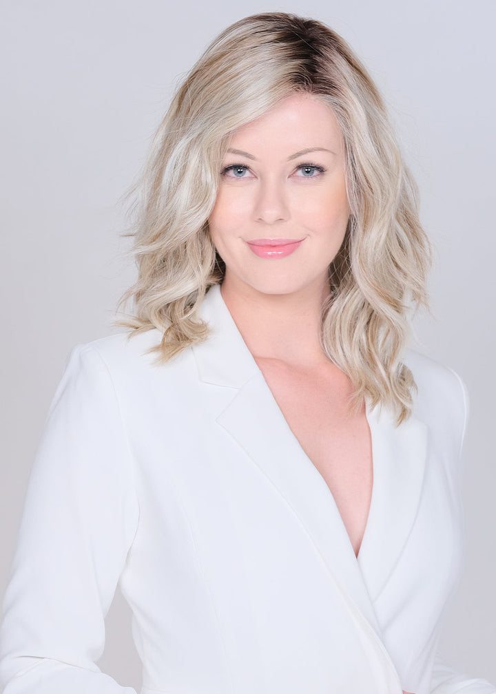 Dalgona 16" V by Belle Tress | HF Synthetic Lace Front Wig | Hand Tied Mono Top