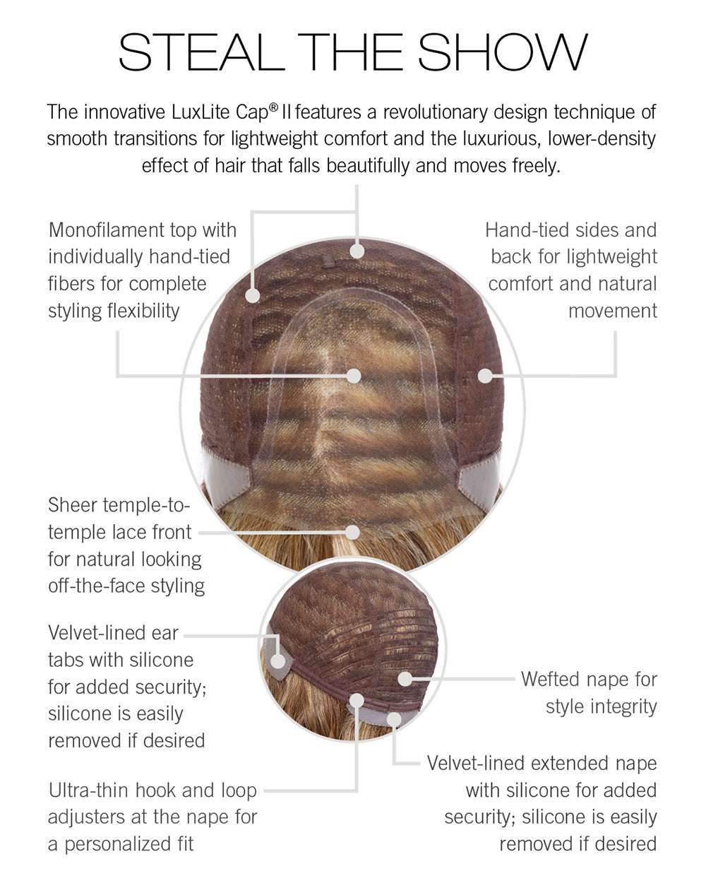Steal the Show | *NEW* | FeatherLite Heat-Friendly Lace Front Wig | Luxury Low Density ~ Hand Tied
