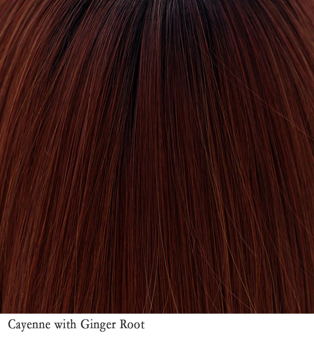 Amaretto by Belle Tress | HF Synthetic Lace Front Wig | Mono Part