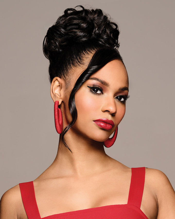 Clip It Classy by Kim Kimble | Curly Heat-Friendly Hairpiece