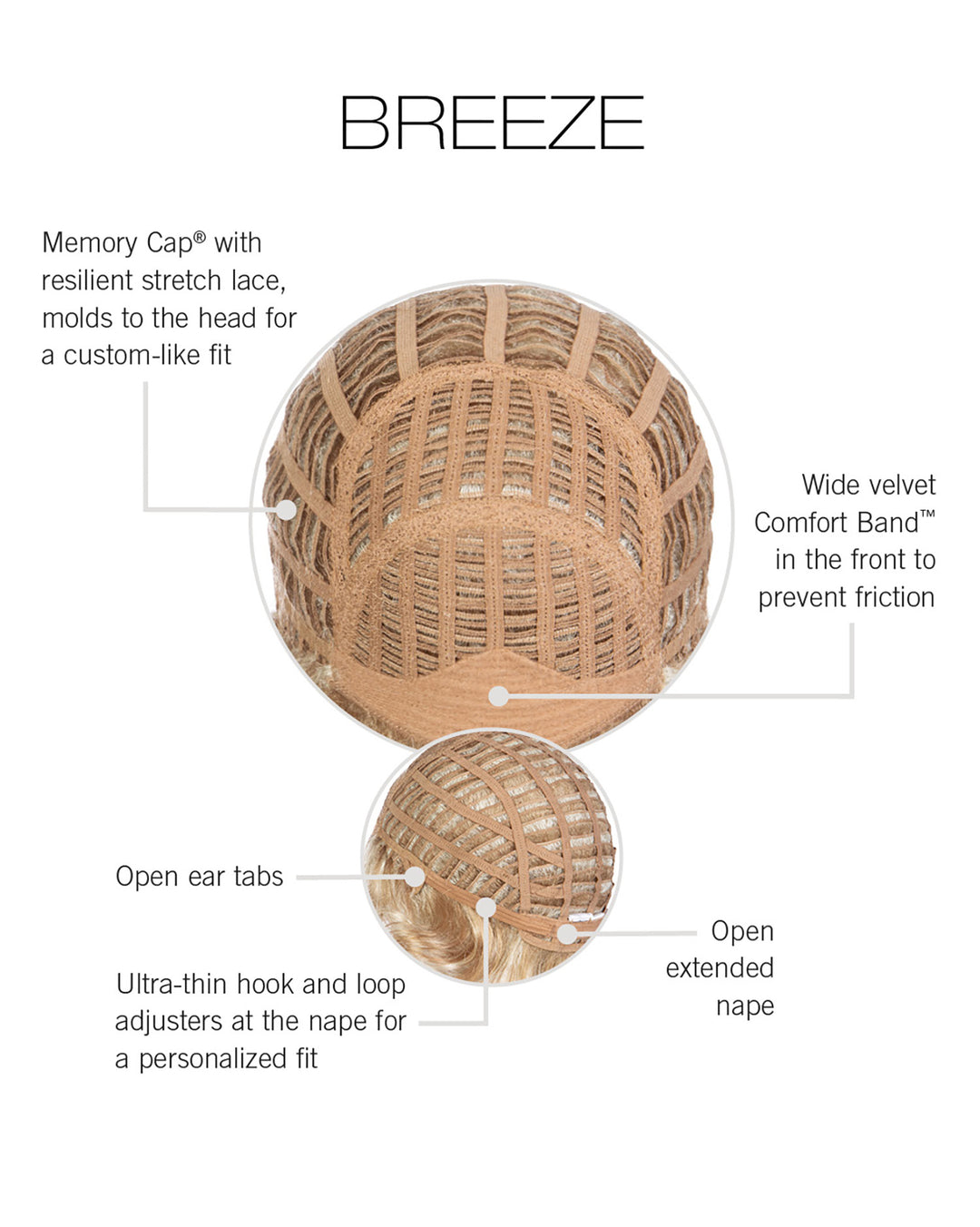 Breeze by Raquel Welch | Short Synthetic Wig | Memory Cap