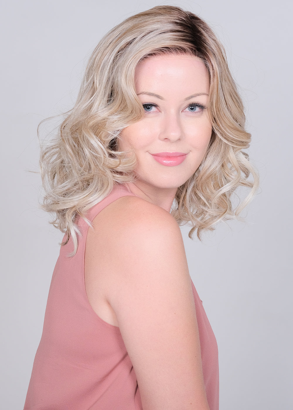 Summer Peach by BelleTress – Creative Lace Front Wig | Soft Face-Framing Curls