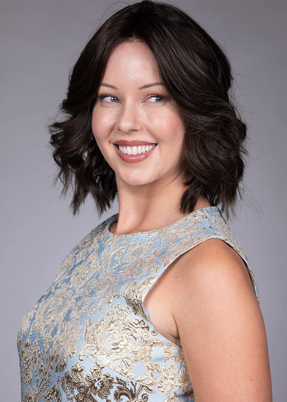 Zurich by Belle Tress | Heat-Friendly Lace Front Wavy Bob Wig | European City Collection