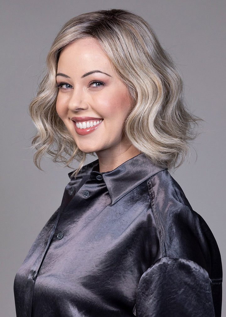 Vienna Roast E by Belle Tress | HF Synthetic Lace Front Wig | Mono Part