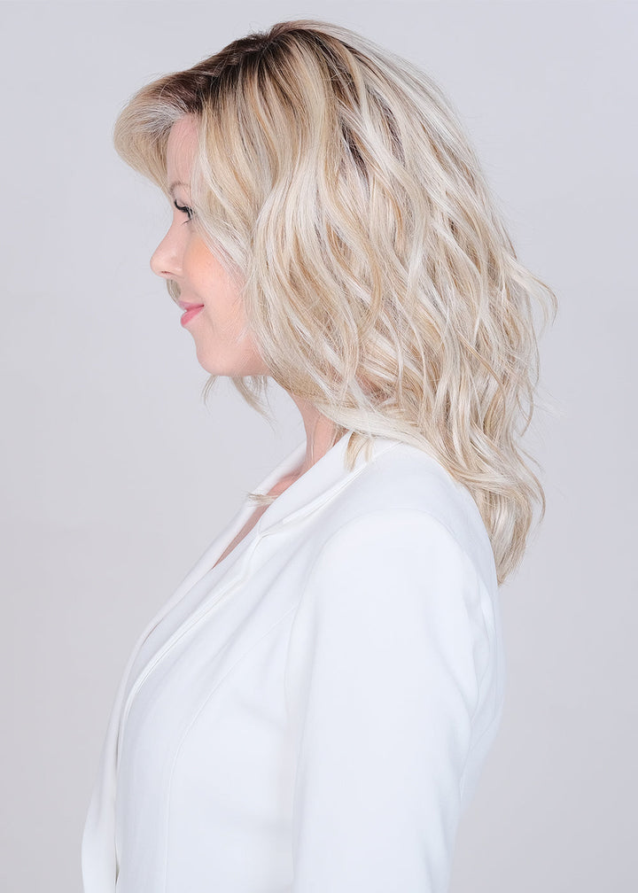 Dalgona 16" V by Belle Tress | HF Synthetic Lace Front Wig | Hand Tied Mono Top